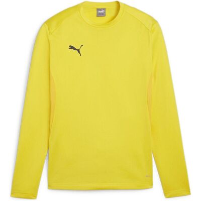 Puma Herren Pullover - teamGOAL Training Sweat - Gelb - Sweatshirt Puma Herren Pullover - teamGOAL Training Sweat - Gelb - Sweatshirt