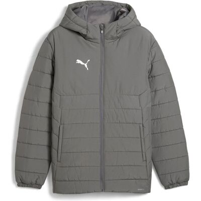 Puma Herren, Trainingsjacken, teamADDITIONS Hooded Padded Jacket (3XL), Grau, 3XL Puma Herren, Trainingsjacken, teamADDITIONS Hooded Padded Jacket (3XL), Grau, 3XL