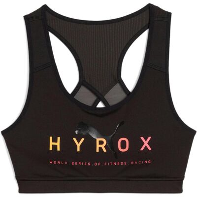 Puma Sport-BH, HYROX x 4Keeps Run Bra (XL), Schwarz Puma Sport-BH, HYROX x 4Keeps Run Bra (XL), Schwarz