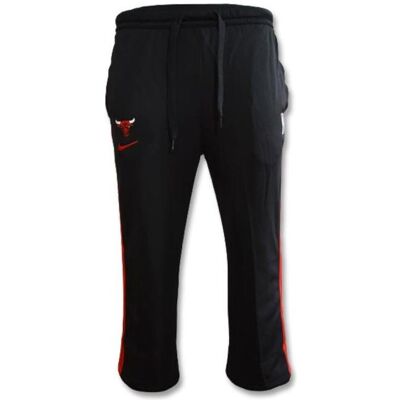 Nike, Damen, Sporthose, NBA Chicago Bulls Courtside Trainingshose Damen (S), Rot, Schwarz Nike, Damen, Sporthose, NBA Chicago Bulls Courtside Trainingshose Damen (S), Rot, Schwarz