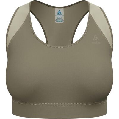 Odlo, Sport-BH, Sport-BH mit mittlerem Halt (XS), Grau, Grün Odlo, Sport-BH, Sport-BH mit mittlerem Halt (XS), Grau, Grün
