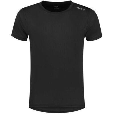 Rogelli, Herren, Shirts, Promo Sportshirt Herren - Technisches Kurzarm-Sport-T-Shirt - Schwarz, Schwarz, (XS) Rogelli, Herren, Shirts, Promo Sportshirt Herren - Technisches Kurzarm-Sport-T-Shirt - Schwarz, Schwarz, (XS)