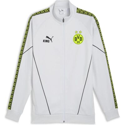 Puma Unisex, Laufjacke, BVB KING Anthem Jacket (M), Gelb, Silber, Grau, M Puma Unisex, Laufjacke, BVB KING Anthem Jacket (M), Gelb, Silber, Grau, M