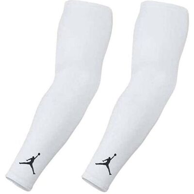 Air Jordan, Herren, Armlinge + Beinlinge, Arm Shooter Sleeves - J.000.1926.101 (L, XL), Weiss, Schwarz, L, XL Air Jordan, Herren, Armlinge + Beinlinge, Arm Shooter Sleeves - J.000.1926.101 (L, XL), Weiss, Schwarz, L, XL