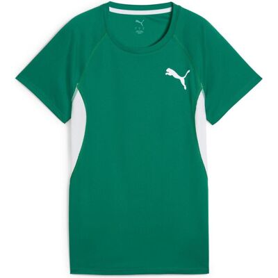 Puma Damen, Sportshirt, W CROSS THE LINE TEE 3.0 (M), Grün, M Puma Damen, Sportshirt, W CROSS THE LINE TEE 3.0 (M), Grün, M