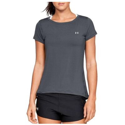 Under Armour, Damen, Sportshirt, Armor T-Shirt (XL), Grau, Silber, XL Under Armour, Damen, Sportshirt, Armor T-Shirt (XL), Grau, Silber, XL