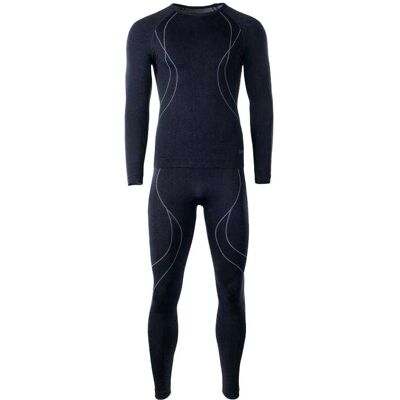 Hi-Tec, Herren, Funktionsunterhose, Ikar Set Thermounterwäsche (XL), Blau, Schwarz, Grau, XL Hi-Tec, Herren, Funktionsunterhose, Ikar Set Thermounterwäsche (XL), Blau, Schwarz, Grau, XL