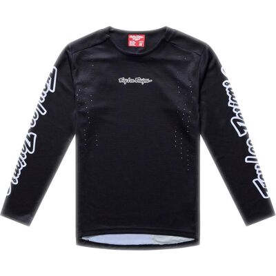 Troy Lee Designs, Jungen, Velotrikot, Sprint Pro Jersey, Mono, black, youth M (M), Schwarz, M Troy Lee Designs, Jungen, Velotrikot, Sprint Pro Jersey, Mono, black, youth M (M), Schwarz, M