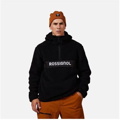 Rossignol, Herren, Outdoorjacken, Alltrack Anorak Fleece (M), Schwarz, M Rossignol, Herren, Outdoorjacken, Alltrack Anorak Fleece (M), Schwarz, M