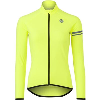 Agu, Damen, Velotrikot, Thermo Fietsshirt Lange Mouwen Essential Dames - Geel - M (M), Gelb, M Agu, Damen, Velotrikot, Thermo Fietsshirt Lange Mouwen Essential Dames - Geel - M (M), Gelb, M