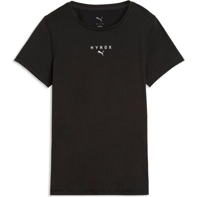 Puma Damen, Sportshirt, W X Hyrox Poly Cloudspun Tee (L), Schwarz, L Puma Damen, Sportshirt, W X Hyrox Poly Cloudspun Tee (L), Schwarz, L