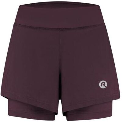 Rogelli, Damen, Velohosen, women's shorts 2in1 ESSENTIAL purple 2XL (XXL), Violett Rogelli, Damen, Velohosen, women's shorts 2in1 ESSENTIAL purple 2XL (XXL), Violett