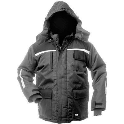 Arbeitsjacke, JACKET LONG ARCTIC GREY/BLACK FB-89243XL (3XL) Arbeitsjacke, JACKET LONG ARCTIC GREY/BLACK FB-89243XL (3XL)