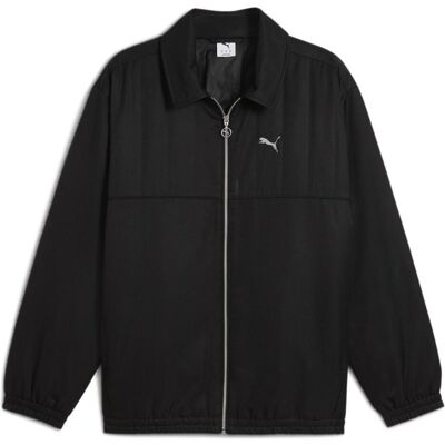 Puma Damen, Laufjacke, WARDROBE ESS Relaxed Retro Football Jacket (XL), Schwarz, XL Puma Damen, Laufjacke, WARDROBE ESS Relaxed Retro Football Jacket (XL), Schwarz, XL