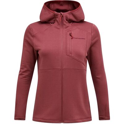 Peak Performance, Damen, Outdoorjacken, Trail Polartec Hoodie (XS), Rot, XS Peak Performance, Damen, Outdoorjacken, Trail Polartec Hoodie (XS), Rot, XS