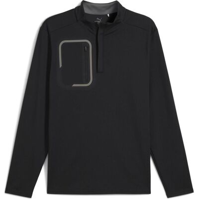 Puma Herren, Laufjacke, Cloudspun Tech 1/4 Zip (XL), Schwarz, XL Puma Herren, Laufjacke, Cloudspun Tech 1/4 Zip (XL), Schwarz, XL