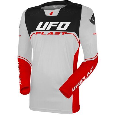 Ufo Plast, Herren, Velotrikot, Mx Jersey Ufo Ares Grau/Rot Gr. M (M), Rot, Grau, M Ufo Plast, Herren, Velotrikot, Mx Jersey Ufo Ares Grau/Rot Gr. M (M), Rot, Grau, M
