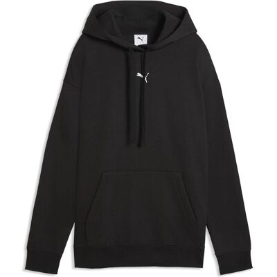 Puma Unisex, Pullover, ESS Centered Cat Logo Relaxed Hoodie FL, Schwarz, (L) Puma Unisex, Pullover, ESS Centered Cat Logo Relaxed Hoodie FL, Schwarz, (L)