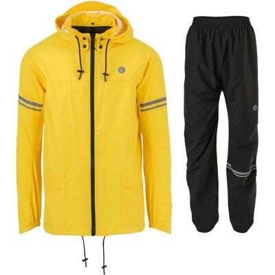 Agu, Unisex, Velojacke, Original Regenpak Essential - Geel/Zwart - L - Dames & Heren - Waterdicht & Ademend (3XL, L, M, S, XL, XXL), Gelb, Schwarz, XXL, M, L, XL, 3XL, S Agu, Unisex, Velojacke, Original Regenpak Essential - Geel/Zwart - L - Dames & Heren - Waterdicht & Ademend (3XL, L, M, S, XL, XXL), Gelb, Schwarz, XXL, M, L, XL, 3XL, S