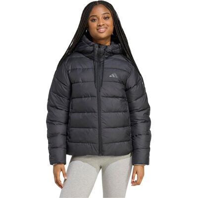 Adidas Damen, Winterjacken, W Ess 3S Sd Hd - black, Schwarz, (S) Adidas Damen, Winterjacken, W Ess 3S Sd Hd - black, Schwarz, (S)