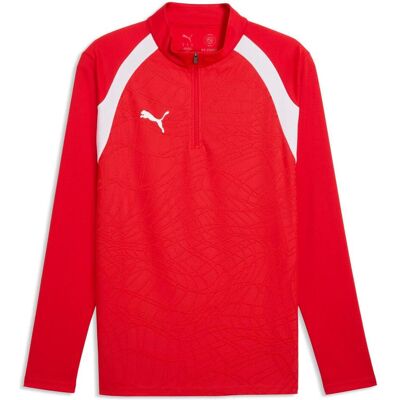 Puma Herren, Sportshirt, teamFINAL26 Training 1/4 Zip Top (3XL), Rot, Weiss, 3XL Puma Herren, Sportshirt, teamFINAL26 Training 1/4 Zip Top (3XL), Rot, Weiss, 3XL