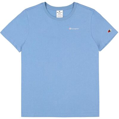 Champion, Damen, Sportshirt, Koszulka damska SS Tee niebieska 117535 BS099 M (M), Blau, M Champion, Damen, Sportshirt, Koszulka damska SS Tee niebieska 117535 BS099 M (M), Blau, M