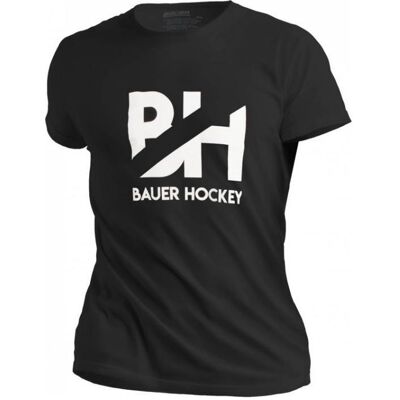 Bauer, Herren, Sportshirt, Overbranded Sr Herren T-Shirt (S), Schwarz, S Bauer, Herren, Sportshirt, Overbranded Sr Herren T-Shirt (S), Schwarz, S
