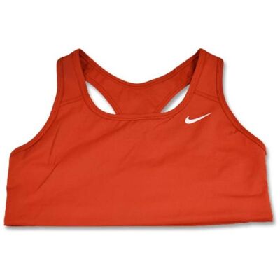 Nike, Sport-BH, Swoosh Pro-padded Bra Wmns Cinnabar/White - BV3630-624 (S), Rot, Weiss Nike, Sport-BH, Swoosh Pro-padded Bra Wmns Cinnabar/White - BV3630-624 (S), Rot, Weiss