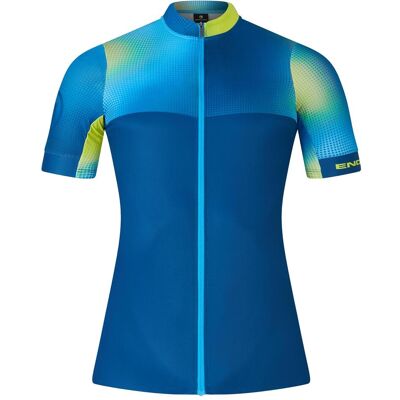 Endura, Herren, Velotrikot, Bitmap Block FS260 Print S S Jersey (M), Blau, M Endura, Herren, Velotrikot, Bitmap Block FS260 Print S S Jersey (M), Blau, M