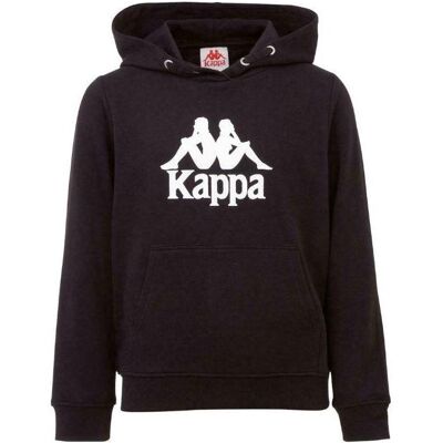 Kappa, Unisex, Pullover, Taino children's hood 705322J-19-4006 black 140, Schwarz, (140) Kappa, Unisex, Pullover, Taino children's hood 705322J-19-4006 black 140, Schwarz, (140)