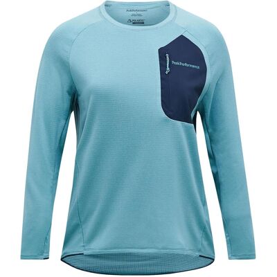 Peak Performance, Damen, Pullover, Freelight Polartec Grid, Blau, Türkis, (L) Peak Performance, Damen, Pullover, Freelight Polartec Grid, Blau, Türkis, (L)