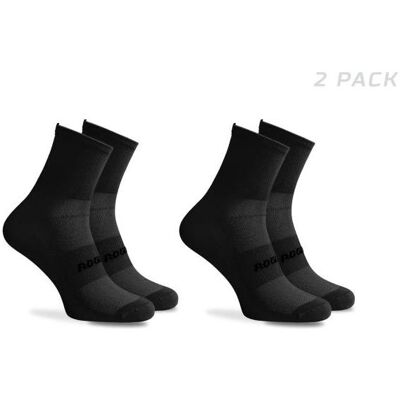 Rogelli, Unisex, Sportsocken, Essential (x2) (36 - 39), Schwarz Rogelli, Unisex, Sportsocken, Essential (x2) (36 - 39), Schwarz