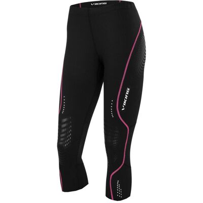 Vikingsports, Damen, Hosen, VIKING Funktionshose Laufhose Leggings Damen 3/4 - schnell trocknend und atmungsaktiv - für Jogging, (S) Vikingsports, Damen, Hosen, VIKING Funktionshose Laufhose Leggings Damen 3/4 - schnell trocknend und atmungsaktiv - für Jogging, (S)