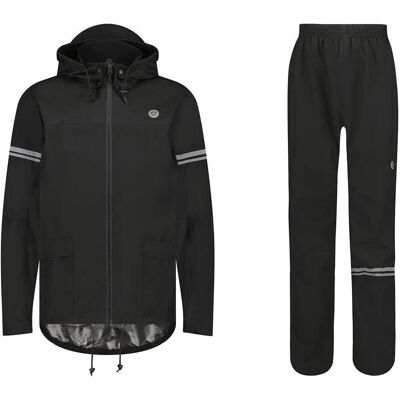 Agu, Unisex, Velojacke, Original Regenpak Essential - Zwart - L - Dames & Heren - Waterdicht & Ademend (L), Schwarz, L Agu, Unisex, Velojacke, Original Regenpak Essential - Zwart - L - Dames & Heren - Waterdicht & Ademend (L), Schwarz, L