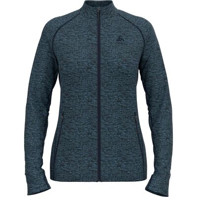 Odlo, Damen, Outdoorjacken, Mid layer full zip TENCIA (L), Blau, L Odlo, Damen, Outdoorjacken, Mid layer full zip TENCIA (L), Blau, L