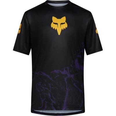 Fox, Herren, Velotrikot, Ranger Ss Jersey Img Print (L), Schwarz, Violett, L Fox, Herren, Velotrikot, Ranger Ss Jersey Img Print (L), Schwarz, Violett, L