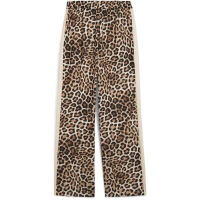 Puma Damen, Sporthose, T7 LEO LUXE AOP Straight Pants op (S), Weiss Puma Damen, Sporthose, T7 LEO LUXE AOP Straight Pants op (S), Weiss