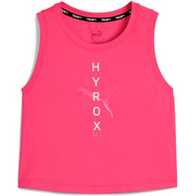 Puma Damen, Sportshirt, HYROX x Cloudspun Sleeveless Tank (XL), Rosa, XL Puma Damen, Sportshirt, HYROX x Cloudspun Sleeveless Tank (XL), Rosa, XL