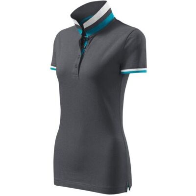 Malfini, Damen, Funktionsshirt, Collar Up W MLI-25783 light anthracite polo shirt (XL), Silber, Grau, XL Malfini, Damen, Funktionsshirt, Collar Up W MLI-25783 light anthracite polo shirt (XL), Silber, Grau, XL