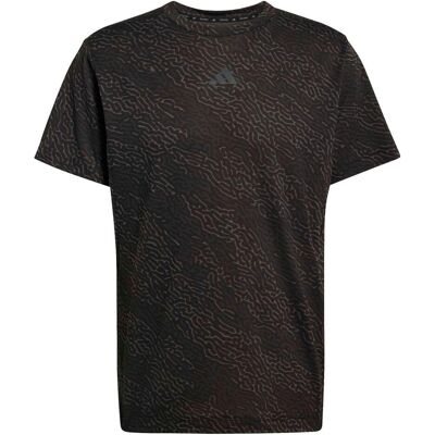 Adidas Herren, Sportshirt, D4T Aop Tee - black/grefiv (M), Schwarz, Grau, M Adidas Herren, Sportshirt, D4T Aop Tee - black/grefiv (M), Schwarz, Grau, M