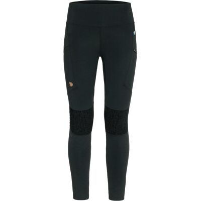 Fjällräven, Damen, Outdoorhose, Women's Abisko Trekking Tights HD (M), Schwarz Fjällräven, Damen, Outdoorhose, Women's Abisko Trekking Tights HD (M), Schwarz