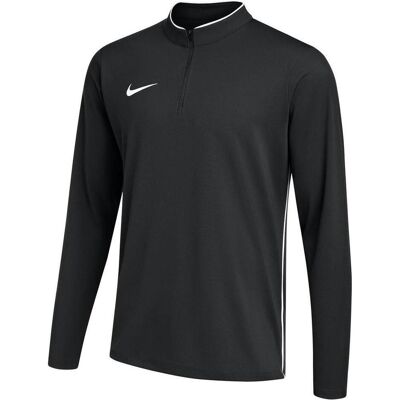 Nike, Herren, Sportshirt, schwarzes Herren-Sweatshirt mit Park-Drill-Oberteil (L), Schwarz, L Nike, Herren, Sportshirt, schwarzes Herren-Sweatshirt mit Park-Drill-Oberteil (L), Schwarz, L