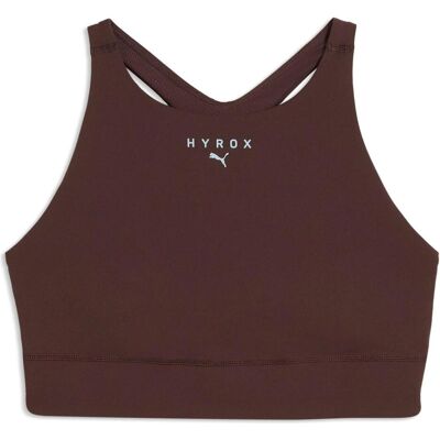 Puma Sport-BH, W X Hyrox Shapeluxe High Neck Bra (XL), Braun Puma Sport-BH, W X Hyrox Shapeluxe High Neck Bra (XL), Braun