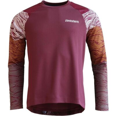 Zimtstern, Herren, Velotrikot, Braapz Shirt L/S Trikot (XXL), Rot, XXL Zimtstern, Herren, Velotrikot, Braapz Shirt L/S Trikot (XXL), Rot, XXL