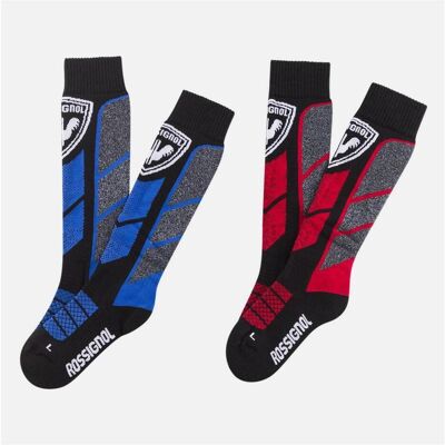 Rossignol, Jungen, Sportsocken, Jr Thermotech 2P Socken (XXS), Schwarz Rossignol, Jungen, Sportsocken, Jr Thermotech 2P Socken (XXS), Schwarz