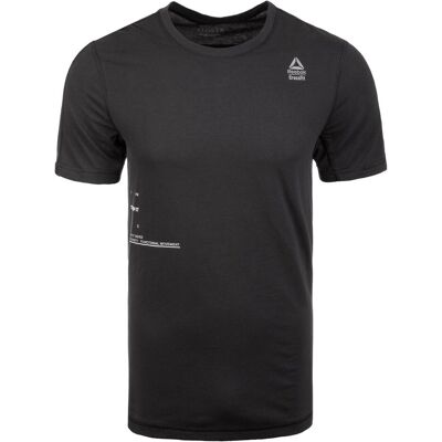 Reebok, Herren, Sportshirt, CrossFit Mesh Move Trainingsshirt Herren (XL), Schwarz Reebok, Herren, Sportshirt, CrossFit Mesh Move Trainingsshirt Herren (XL), Schwarz