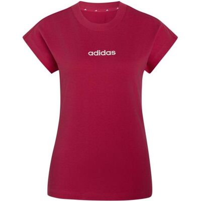 Adidas Damen, Sportshirt, T-shirt W Essentials Linear KF8374 (XL), Schwarz, XL Adidas Damen, Sportshirt, T-shirt W Essentials Linear KF8374 (XL), Schwarz, XL