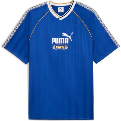 Puma Damen, Sportshirt, KING Relaxed Football Jersey (M), Blau, M Puma Damen, Sportshirt, KING Relaxed Football Jersey (M), Blau, M