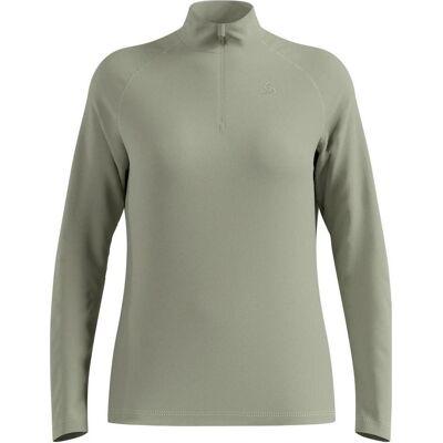 Odlo, Damen, Funktionsshirt, Rigi Mid Layer mit Halbreissverschluss (L), Grau, L Odlo, Damen, Funktionsshirt, Rigi Mid Layer mit Halbreissverschluss (L), Grau, L