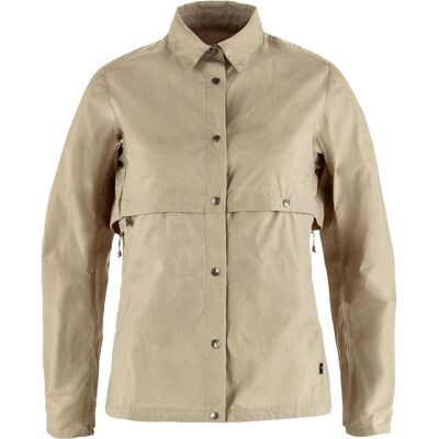 Fjällräven, Damen, Outdoorjacken, Hoja Rider's Wind Jacket W (L), Braun, Beige, L Fjällräven, Damen, Outdoorjacken, Hoja Rider's Wind Jacket W (L), Braun, Beige, L